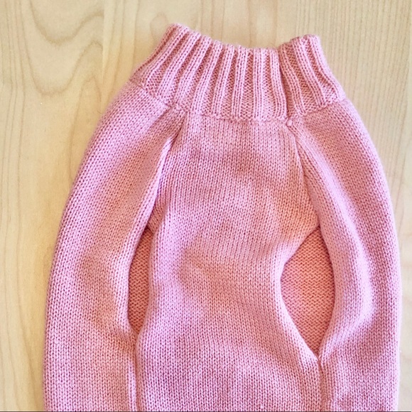 Super Cute Small Dog Sweater Baby Pink - Picture 4 of 4